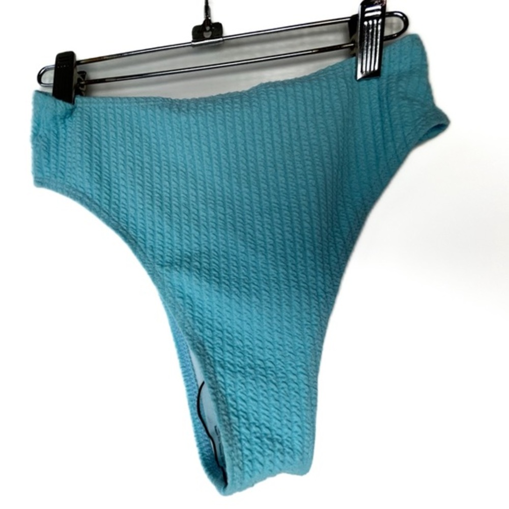 Shein Light Blue Bikini Swimwear‎ Hi-cut Bottoms Small